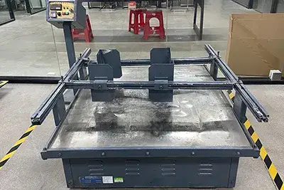 Mesa vibratoria de simulación de transporte